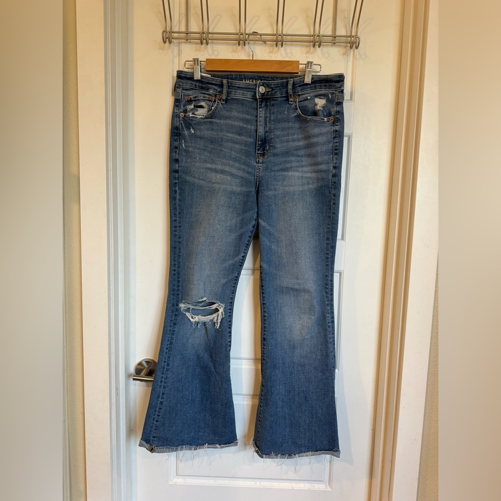 American Eagle Super Hi-Rise Flare Jeans